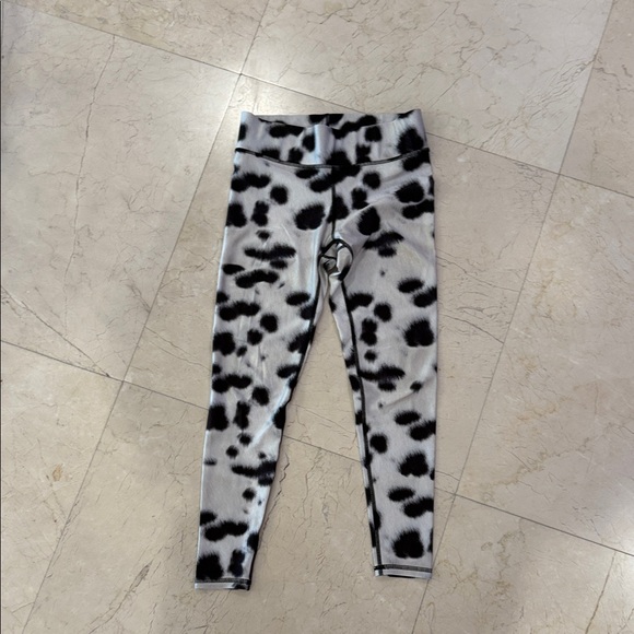 Terez Black and White Spotted Leggings - Picture 1 of 6